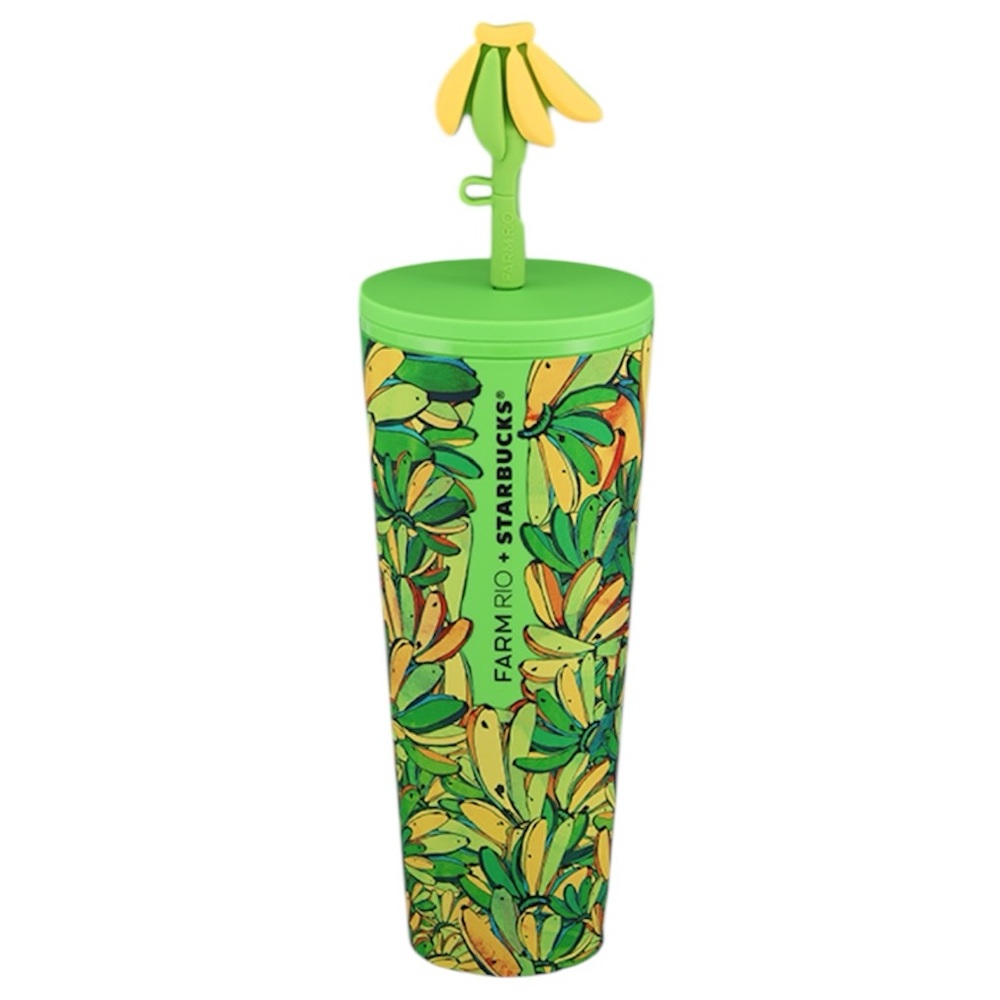 FARM Rio x Starbucks Board Banana Venti (24 oz) Cold Cup Tumbler NWT